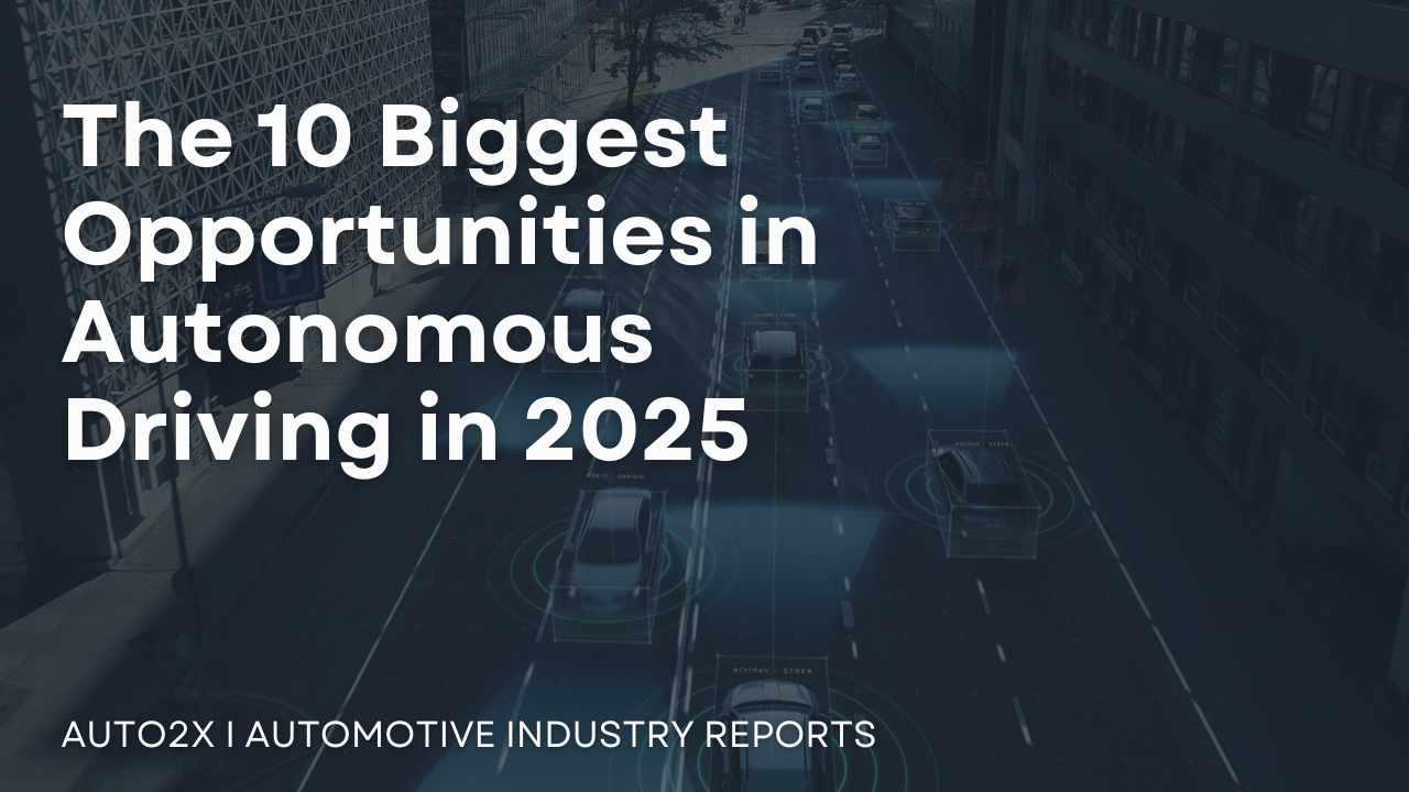 The 10 Biggest Opportunities in Autonomous Driving in 2025